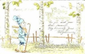 Gnomes, Elves, Fairy, Faries, 1902 light wear, writing on front side, postal ...