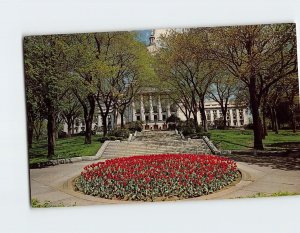 Postcard Tulip Time State Capitol Madison Wisconsin USA