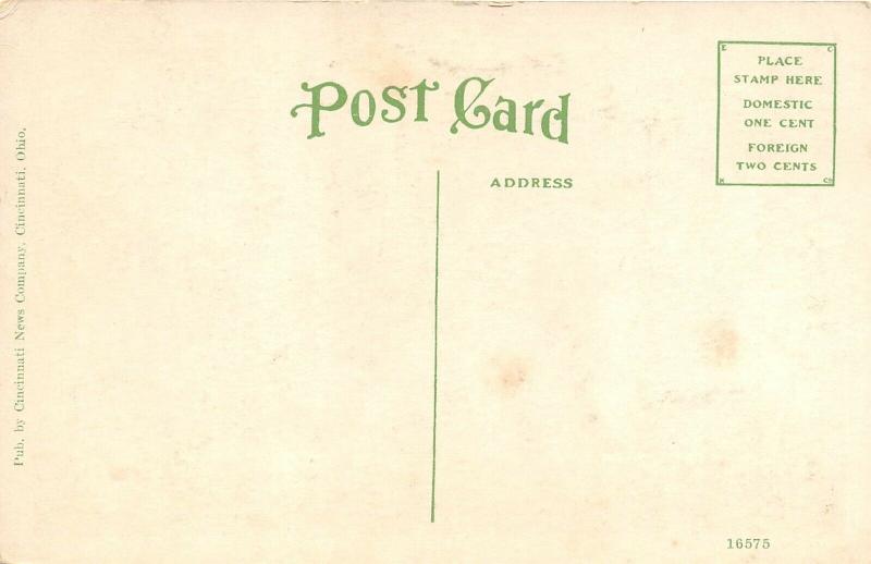 Cincinnati Ohio c1915 Postcard Central Union Depot 