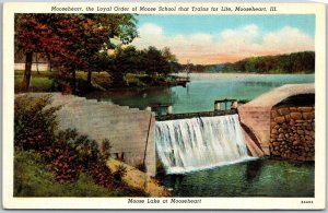 Mooseheart Illinois, Lake, Loyal Order of Moose School, Trains Life, Postcard