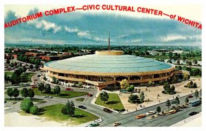 Postcard ARENA SCENE Wichita Kansas KS AQ2471