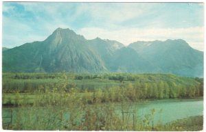 Rocher De Boule Mountain, Hazelton, British Columbia, Vintage 1958 Postcard