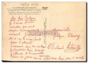 Postcard Moderne Saint-Germain-de-Livet Le Chateau