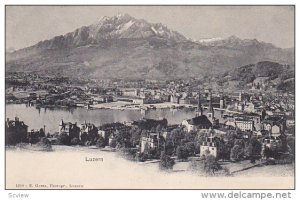 LUZERN, Switzerland, 1900-1910´s; General View