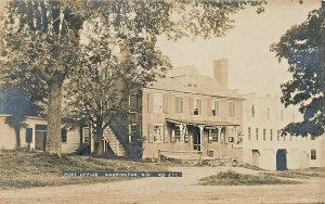 Washington NH Post Office in 1909 Real Photo Postcard