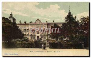 Postcard Old Dax Establishing Spa Front View