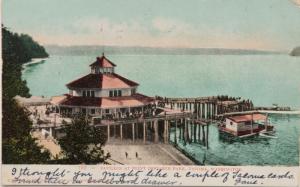 Pavilion at Point Defiance Park Tacoma Washington WA Unused c1909 Postcard D33