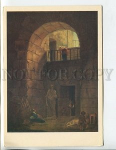 458269 USSR 1981 year Hubert Robert forgotten statue old postcard