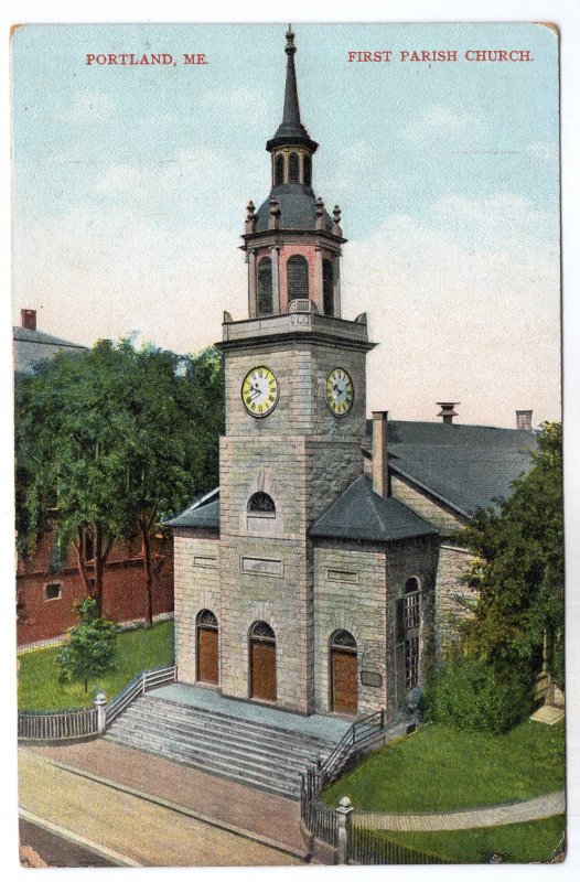 Portland, Me, First Parish Church