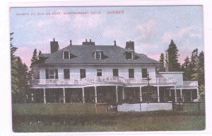 Maison Du Duc de Kent Montmorency Falls Quebec Canada 1910c postcard