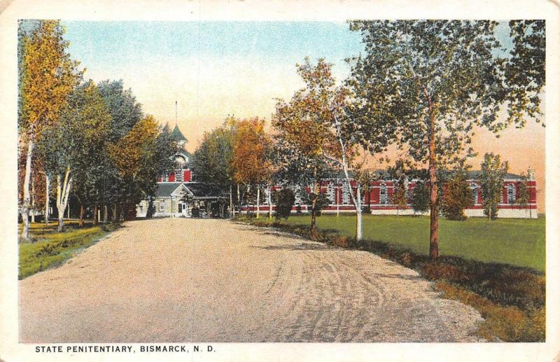 BISMARCK, ND North Dakota   STATE PENITENTIARY~Prison   c1930's Postcard