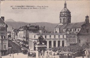 France Clermont-Ferrand Place de Jaude Eglise des Minimes et rue Blatin