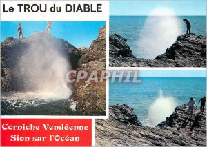 'Modern Postcard The Devil''s Hole Corniche Vendeenne Zion on the Ocean'