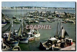 Old Postcard Royan Port Boat