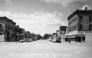 J82/ Blair Nebraska RPPC Postcard c40-50s Main Street Stores 436