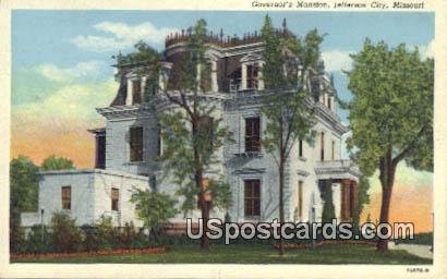 Governor's Mansion in Jefferson City, Missouri