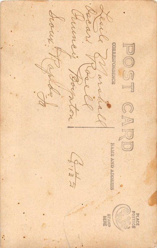 J5/ Sioux Rapids Iowa RPPC Postcard c1910 Well-dressed Men 76