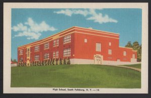 New York SOUTH FALLSBURG High School by M. Glusker & Son ~ Linen