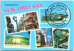 Postcard - Greetings from New Orleans, Louisiana