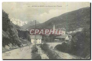 Old Postcard Brides les Bains and the Vanoise Glaciers