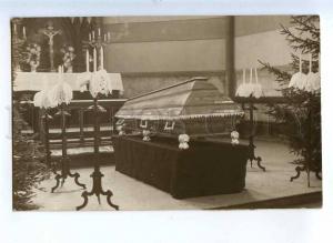 198834 RUSSIA FINLAND Funeral coffin vintage photo