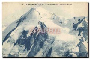 Postcard Old Mount Pourri saw the summit of the Aiguille Rouge