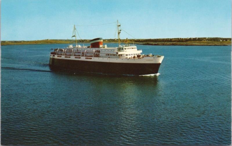 MV Bluenose Ferry Yarmouth Nova Scotia NS to Bar Harbor Maine ME Postcard E27