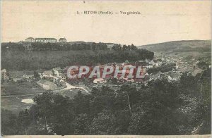 Old Postcard Bitche Moselle General view