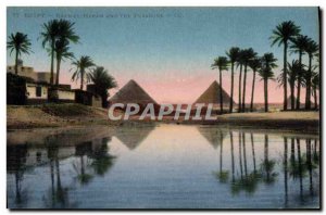 Postcard Ancient Egypt Egypt Egypt Kafr El Haram and the pyramids