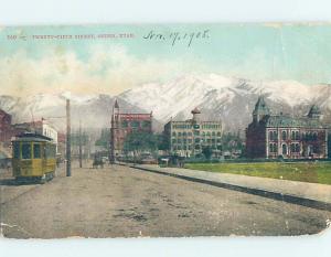 Divided-Back STREET SCENE Ogden Utah UT W2120