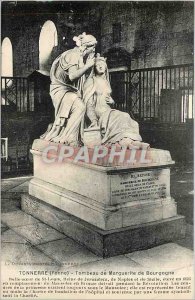 Old Postcard Tonnerre Yonne Tomb of Margaret of Burgundy