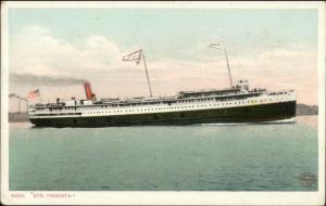 Detroit Publishing - Steamer Ship Tionesta c1910 Postcard