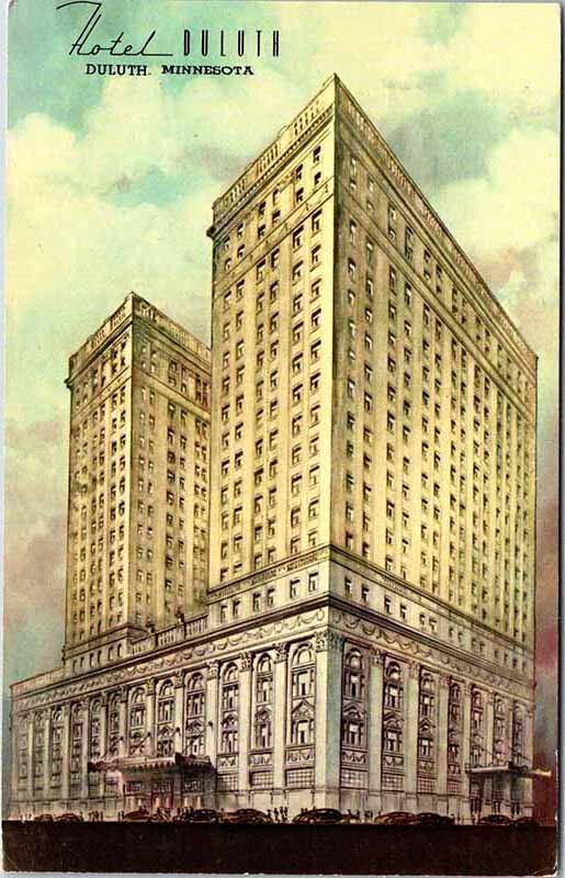 Postcard HOTEL SCENE Duluth Minnesota MN AK7926