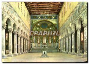 Modern Postcard Basilica Ravenna Apollinare In Class Interno