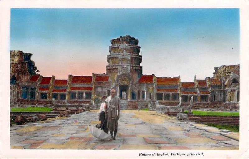 Cambodge - Ruines d'Angkor, Portique principal