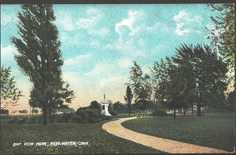 America Postcard - Bay View Park, New Haven, Connecticut  BH6421