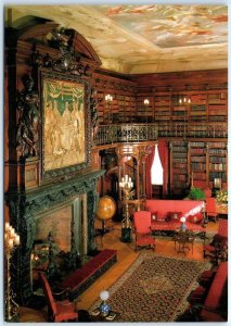 Postcard - The Library at Biltmore House - Asheville, North Carolina