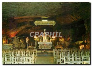 Postcard Modern Interior Remonot Doubs Chapel Cave Altar of Pity of Mary