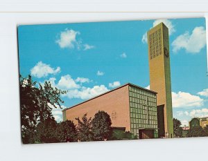 Postcard First Christian Church, Columbus, Indiana