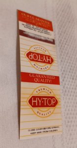 Hy Top Arlington Heights Illinois 20 Rear Strike Matchbook Cover