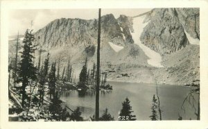 1920s RPPC Photo Postcard Laramie Wyoming Mirror Lake 12185