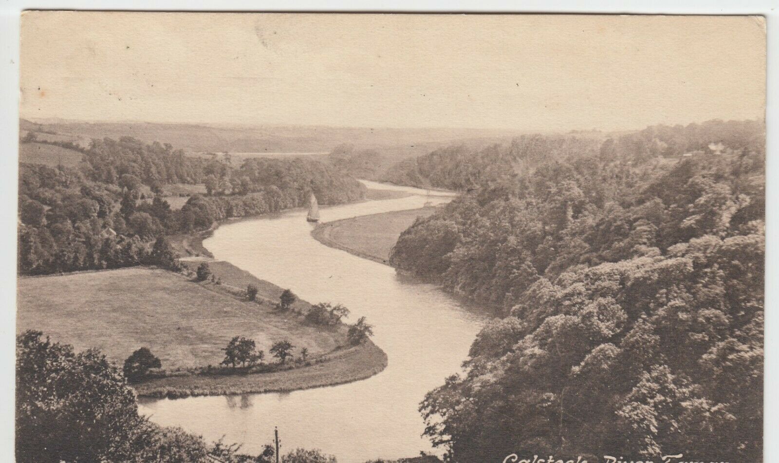 Cornwall; Calstock, River Tamar PPC By Peacock, 1911, To A Parker