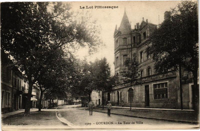 CPA Le Lot Pittoresque - GOURDON - Le Tour de Ville (223759)