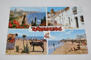 Costa Del Sol Torremolinos Spain Postcard 980 Ed. Beascoa