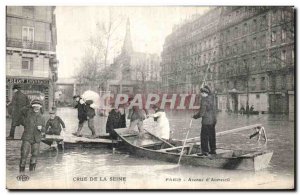 Old Postcard Crue of the Seine Paris Avenue of Daumesnil Aumesnil