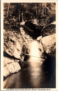 RPPC Bowl and Pitcher, Burbank Brook Shelburne NH Vintage Postcard V63