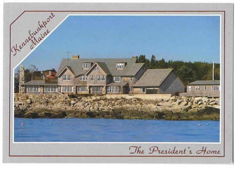 Summer Home of George Walker Bush 41st President Kennabunkport Maine 4 by 6 card