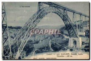 Old Postcard Garabit (Cantal) Viaduct and the Valley of the sow