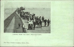 Boston Massachusetts MA Harbor Ship 1900s-10s Postcard