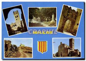 Postcard Modern church Esplanade Millas Portalada Chapel Força Réal L & # 3...